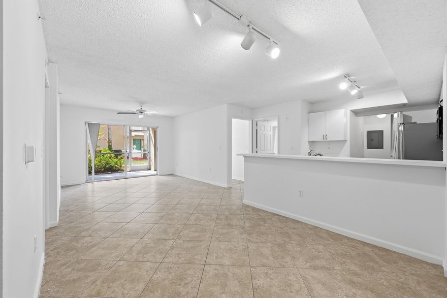 A first-floor corner condo in one of the community's best locations.

This two-bedroom, two-bath residence offers a bright, open-concept living and kitchen layout with easy, single-level entry. Natural light fills the space thanks to its corner positioning, creating a light and airy feel throughout.

Step out to your private patio where a sidewalk leads directly to the pool and tennis courts, all with a peaceful fountain view just beyond. It's the perfect blend of privacy and convenience.

Located in the heart of Tequesta, you're just minutes from local shops, dining, and everything this charming village has to offer. A wonderful opportunity to make it your own in an unbeatable setting.