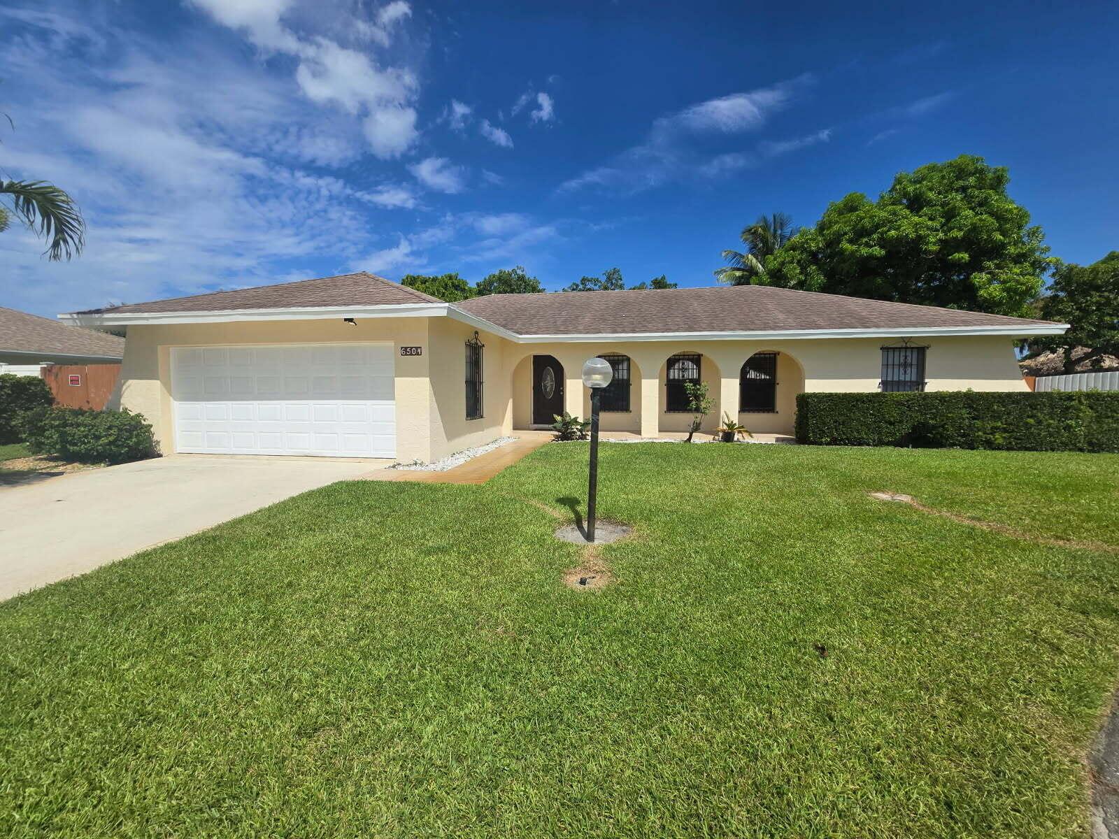 Fantastic family home in highly desired Lake Clarke Shores. This house has a very large, private back yard and Landscaping included in the rent! Great living plan and ample off-street parking. Small pets on a case-by-case basis.