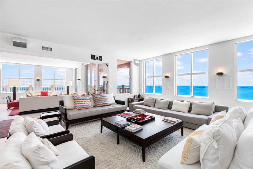 Discover your seaside sanctuary at The Palms, where luxury meets the ocean's embrace. This exquisite penthouse is a masterpiece of design, featuring a Boffi kitchen that is a testament to modern elegance with its stainless steel accents. Each space is crafted for sophistication, w/lavish finishes and grand living areas that open to a mesmerizing wraparound terrace, offering serene ocean vistas. Indulge in unparalleled amenities, including beach service, a cutting-edge fitness center, and diverse recreational facilities. Nestled in one of Ft Lauderdale's premier oceanfront communities, this haven is not just a home but a lifestyle, promising convenience near top-tier dining and major airports. A rare opportunity for those who seek the extraordinary. Welcome to a new level of coastal living.