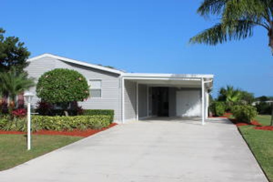 This lovely home shows pride of ownership. Immaculately maintained, open floor plan, in a very active 55+ community. This could be your perfect piece of paradise!!!