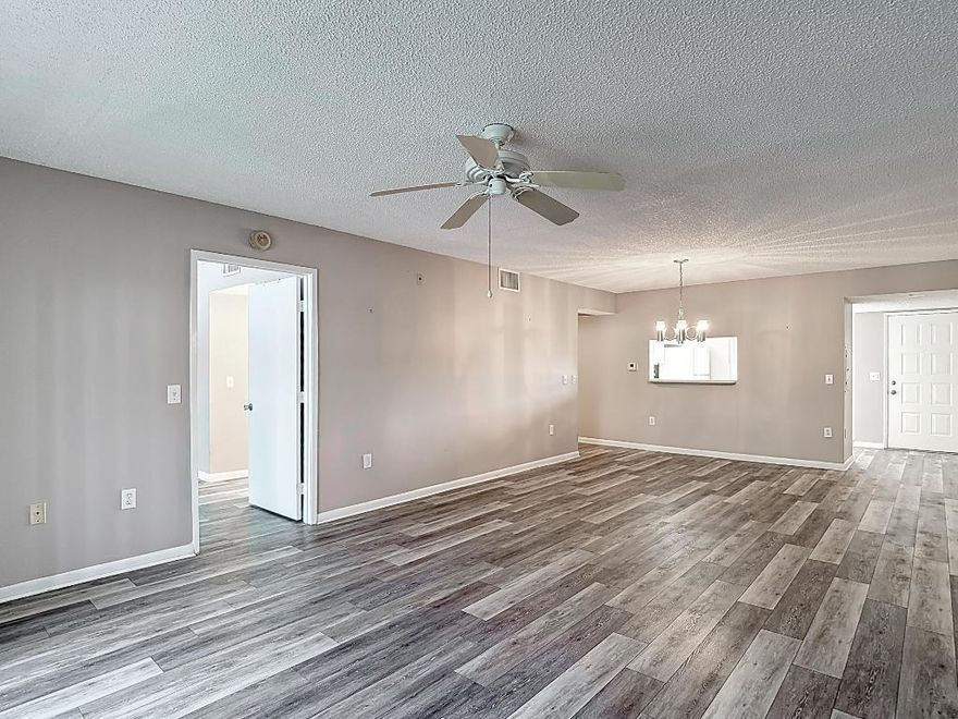 Beautiful 1 bedroom 1.5 bath Located in the Suffolk section of the 55+ Century Village community, This Nandina model condo offers 1,033 square feet of living space, updated laminate flooring, walk in closet, washer & dryer with serene lake views. in the best building in the village. This condo combines comfort and convenience in a vibrant, active adult community with fabulous amenities: clubhouse, transportation services, 2 fitness centers, movie theater, 8 swimming pools, Tennis courts, on site cafe and pharmacy, billiards, golf course, 24 hour security. Must See