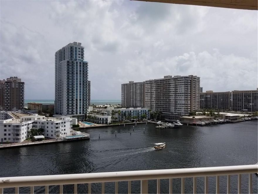 ENJOY THIS STUNNING VIEW FROM THIS 2/2 THAT OVERLOOKS THE INTERCOASTAL & OCEAN. RELAX WATCHING BOATS PASS BY, HURRICANE IMPACT WINDOWS AND SLIDING GLASS DOORS, ALL ASSESSMENTS PAID IN FULL. 40 years inspection passed. LOCATION!!! 1 MILE FROM THE BEACH, RESTAURANTS, SHOPPINGS, GOLF COURSE,AVENTURA MALL. Great Amenities include Waterfront Heated Pool, Exercise Room, Hi Tech Laundry Room, BBQ, boat dock, etc...