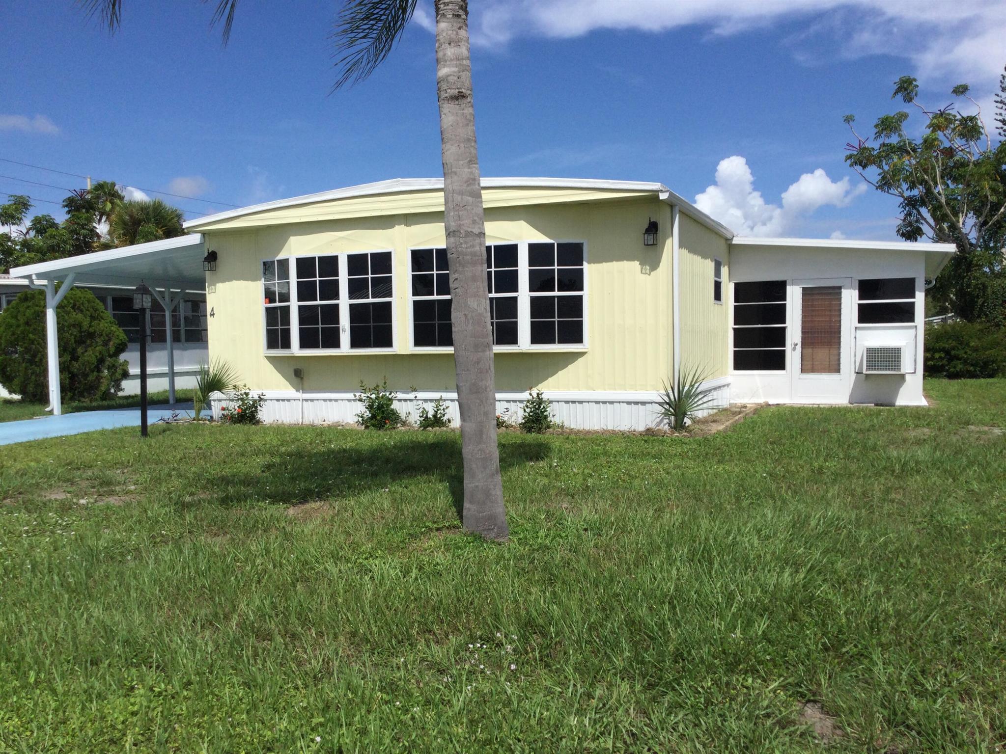 Newly renovated home with oversized kitchen, new bathrooms and magnificent walk in closet in the master bedroom. Land lease amount covers all amenities, taxes, lawn care, sewer and trash removal. Amenities include golf, two pools, tennis, shuffleboard, pickleball, bocce, billiards, clubhouse, community room, party room, exercise room, library and much much more. Join all the activities or just sit by the pool and relax. Future residents must be approved by Spanish Lakes. Call for application. Apply now and be in your new home before the snow starts to fall up North!