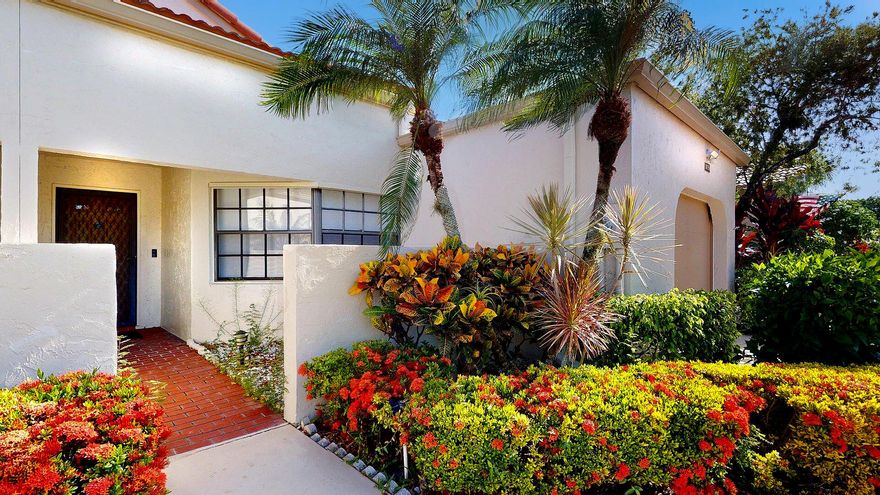 Experience modern living in this beautifully renovated 2BR, 2BA villa in a peaceful 55+ community. This stylish home features 24x24 porcelain tile floors, a designer kitchen with quartz countertops and stainless steel appliances, and updated bathrooms with new vanities, tubs, showers, and sleek tilework. Thoughtful upgrades include new lighting, switches, and outlets. A 2024 HVAC system and new tile roof provide year-round comfort. This custom renovation blends elegance, comfort, and low-maintenance living in a welcoming, active adult setting. $203 per month special assessment for roof replacements