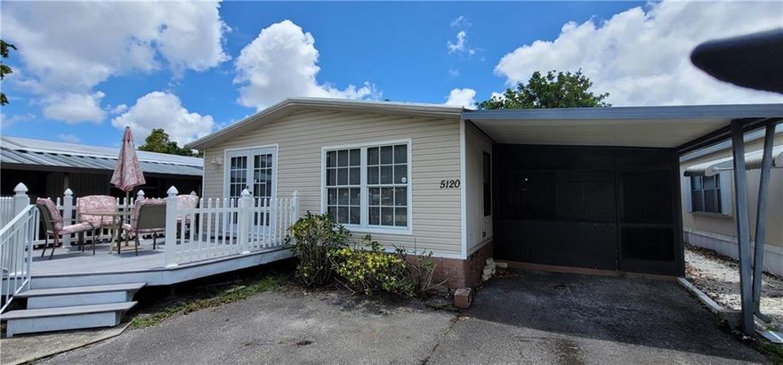 OWN THE LAND and very low maintenance fee. ! This gorgeous home is available now and it won't last !  The kitchen has been updated and given a nice open concept look. Newer roof, new AC, great furniture, hot tub, and more. It comes completely furnished, and you can move in right away !