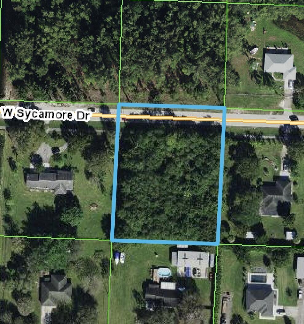 If your looking for the ideal location to build your dream home, look no further than this amazing high and dry lot on Sycamore Drive. This amazing lot sits on a paved road just minutes away from great parks, wonderful restaurants and shopping. The community is an equestrian community and this parcel is ideal for your animals with easy access and just minutes away from great equestrian facilities. Not to mention this parcel sits in an A school district. So if your looking this parcel is a must see.