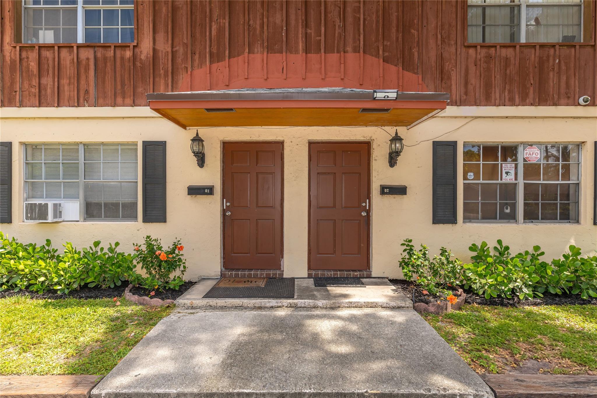 This fantastic rarely vacant duplex is a portion of a Real Estate portfolio and can be sold separately or along with #F10516665 and #F10516175, #F10516175. This duplex consists of 2 two 2/1.5's. The tenants pay sewer water and trash. Separate water meters. All tenants are mo-to-mo. Roof replaced 9/2022 both a/c's replaced in 2025. Unit A has Newer kitchen cabinets. There is a shared laundry room that will hold a W/D for each unit. There is a Sprinkler and well.