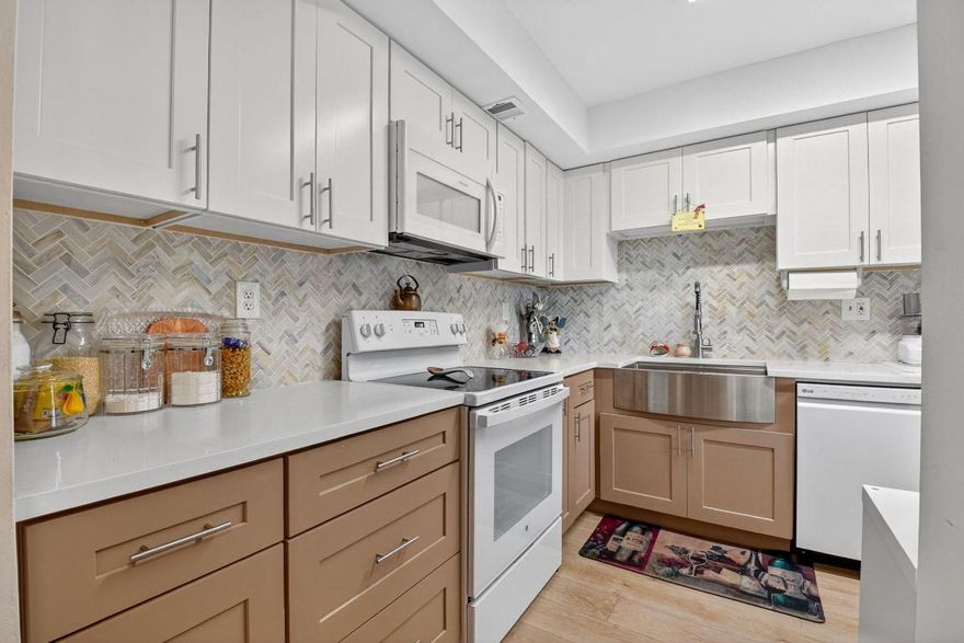 Beautifully renovated first floor condo featuring complete updates within the past two years. This move-in ready home includes new electrical and plumbing systems, new A/C and water heater, LG appliances, fully remodeled kitchen and bathrooms, and new flooring throughout. Located in the gated community of Lands of the President Condominiums with 24/7 security, community pool, and stunning golf course views. Conveniently close to beaches, shopping, and dining. Your perfect retreat in paradise awaits!