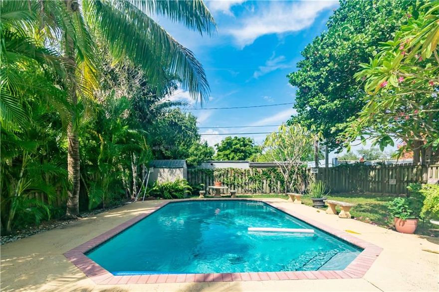 **PRICE REDUCED FOR IMMEDIATE SALE** ASK ME ABOUT 1.5% DOWN FHA LOAN OPTION!!Minutes to Broward General, Downtown, FLL Airport, Port Everglades, FTL Beach, Brightline Station...New kitchen, bath, floors, a/c, pool JUST refinished. 2-1 + bonus room (office/3rd BR, has sliders out to back yard, vaulted ceilings), + storage room... kitchen sliders to back, masters sliders to back.GREAT HOME in HIGHLY DESIRABLE Croissant Park!!! GREAT STARTER HOME FOR FIRST TIME HOMEBUYER!!