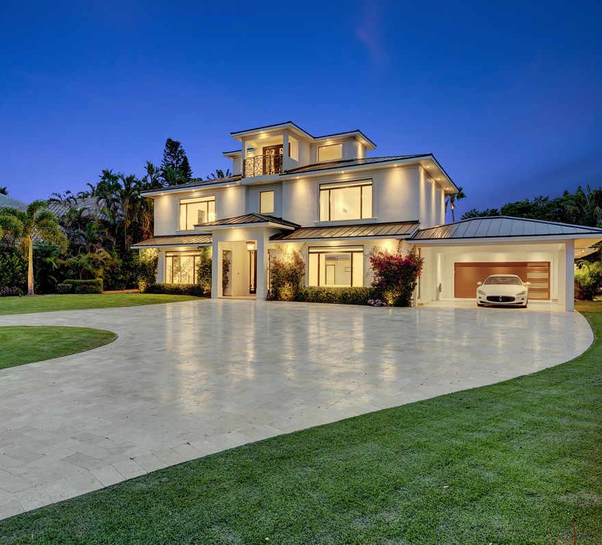 Located in the prestigious gated community of Rolling Hills, this exceptional estate offers privacy, architectural character, and an ideal multi-level layout designed for both comfort and entertaining.
The heart of the home features a stunning courtyard pool that seamlessly opens to the kitchen, dining area, living room, and grand foyer -- creating true indoor-outdoor Florida living. Natural light fills the space, and the flow is perfect for hosting or everyday enjoyment.
The first floor includes three spacious bedrooms, each with en-suite bathrooms, offering privacy and convenience for family or guests. The second level is dedicated to a private primary suite retreat, providing separation and tranquility. On the third floor, a private office with a charming Juliet balcony captures eastern views and refreshing ocean breezes -- the perfect inspiring workspace or flex space.

Situated in one of Jupiter's most desirable gated communities, close to beaches, golf, dining, and shopping, this home delivers lifestyle, flexibility, and timeless appeal.
Schedule your private showing and experience Rolling Hills living at its finest.