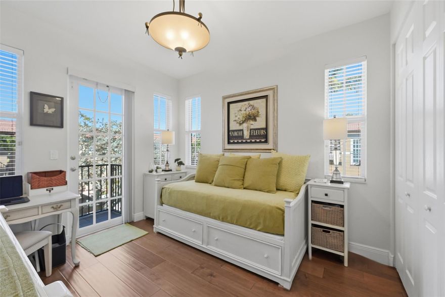 Get ready to fall in love with this stunning 3BR/3.5BA corner-lot townhome in Julia Gardens. From the moment you walk in, the natural light, designer décor, and beautifully updated finishes make this home feel truly special. Every room has been styled to perfection. The seller is even willing to sell it fully furnished, so you can move right into this gorgeous space without lifting a finger. The layout is a dream: an additional en-suite bedroom, engineered hardwood on 2nd floor, tile throughout 1st floor, and a luxurious primary suite w/dual walk-in closets. It’s the kind of home that instantly feels “meant to be.”  Community pool and playground, and you’re perfectly located near the Turnpike, Sawgrass, and I-95. Homes like this don’t come around often — this one is a true gem. Bring your FHA & VA Buyers this an amazing opportunity! This property is not homestead and taxes will be lower for an owner occupant.