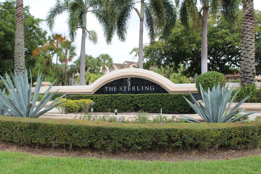 Beautiful & Spacious 3rd Floor, 1/1 Condo w/Vaulted Ceilings, TWO PKG SPACES INCLUDED, Located in the Highly Desirable Sterling Condos on Village Blvd, 2nd Floor Entry, Walk up Stairs to your 3rd Floor Unit, Open Living Area extends into a Large Screened in Patio Area, Perfect for Entertaining Guests, Updated Unit w/Granite Countertops, SS Appliances, Washer/Dryer Included, Centrally Located off Village Blvd, Walk to Publix One Block Away w/Panera Bread, Duffy's Sports Bar with Several Eateries & Specialty Shops, 5 minutes to I-95 & Palm Beach Outlets Mall, 10 minute drive to Downtown WPB w/Numerous Area Attractions, Major Shopping & Dozens of Name Brand Restaurants within 5-10 minute drive, 12 minutes to PBI Airport. Dining Room Table w/Chairs and Bedroom Furniture Open For Discussion, Community Amenities Include, Resort Style Pool w/Hot-Tub, Fitness Center, Two Tennis Courts, Racquetball Court, Steam Room, Vacuum/Carwash Station, On-Ste Manager, FREE Wi-Fi in Clubhouse, Water is included in Rent, Tenant pays Electric & Cable Only.