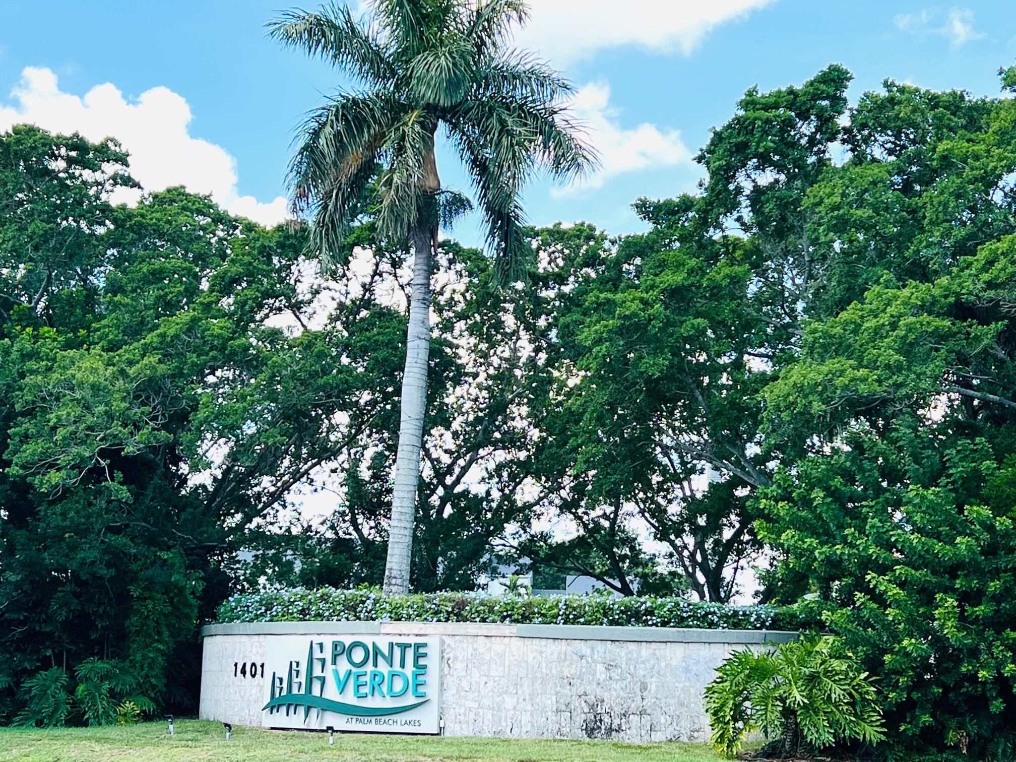 PONTE VERDE AT PALM BEACH LAKES CONDO - Residential Lease