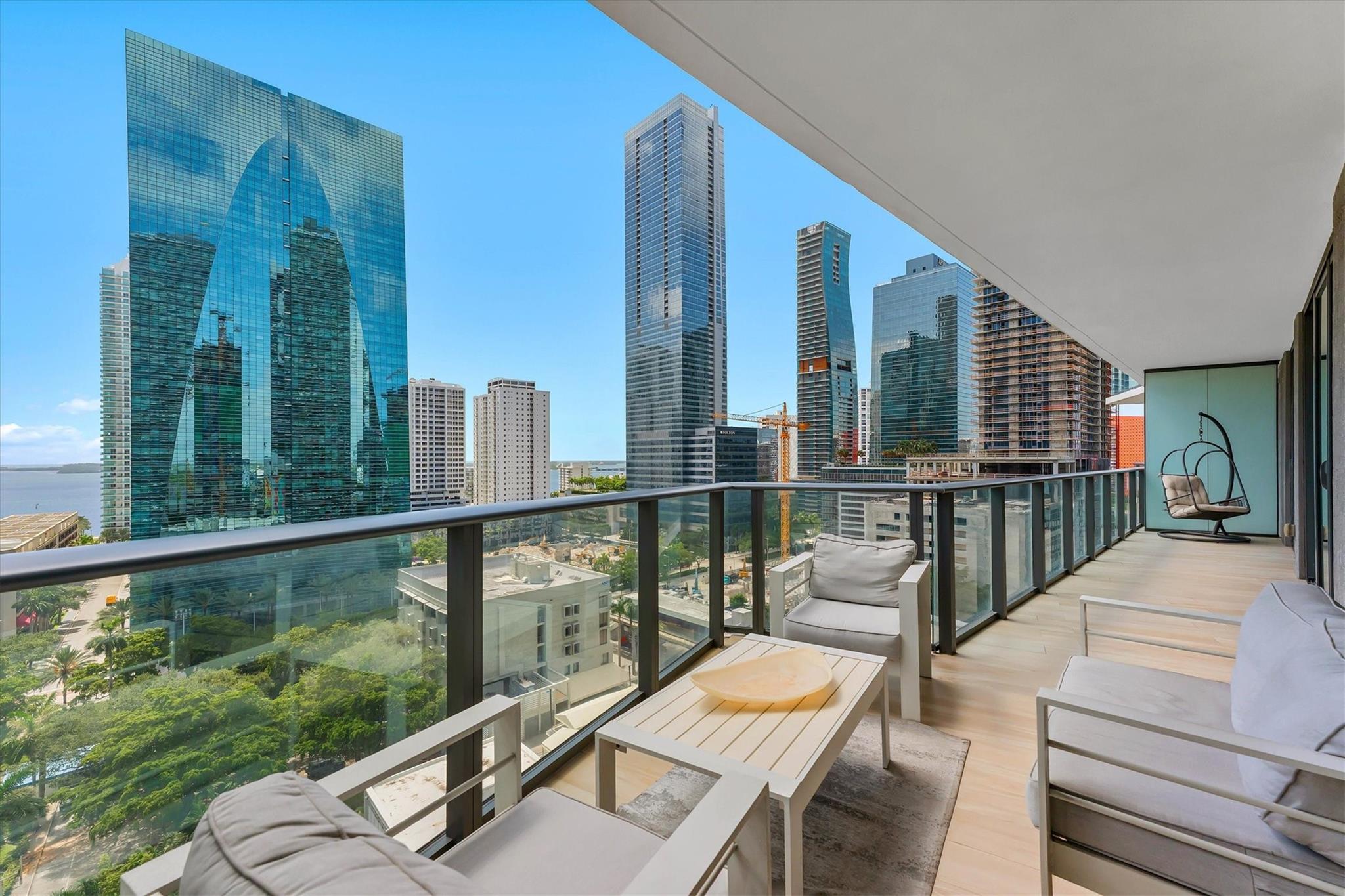 Elevate your lifestyle in this coveted “02” line 2BD + Den, 2BR residence at Dua Brickell. Located on the 11th floor, enjoy quick access to resort-style amenities, parking, and street level—no long elevator waits. Oversized balcony with unobstructed skyline views from every room and luxury Bosch and Sub-Zero appliances. Welcome to a spacious split floor plan with floor-to-ceiling windows and dedicated office space—ideal for professionals or remote work. Dua offers two pools with cabanas, spa, gym, theater, billiards, rec room and valet. Walk to Brickell City Centre, fine dining, and vibrant nightlife. Owner occupied, available September. Easy approval process. 12 month leases preferred. Only 3 months rent for move in cost, landlord will cover common area deposit!