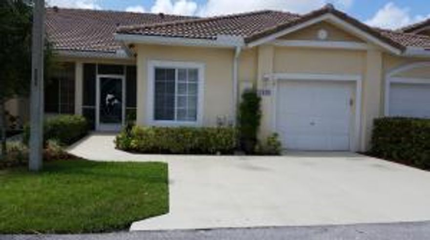 Immaculate 3 bedroom 2 bathroom 1 car garage villa available in the highly desirable community of ''Waterways''. Fully redone unit with granite counter tops, and new tile floors throughout! Enjoy a new A/C unit that was replaced in November of 2014, and a tankless water heater that will keep your energy bill down. This unit has it all, from fully redone bathrooms to a full surround system throughout the house. Enjoy all the amenities that Waterways offers, including tennis courts, two pools, two club houses, and much more. HOA fees include; Landscaping, basic cable, maintenance, and more.  Being only moments from the Turnpike and 95 you will not be disappointed.