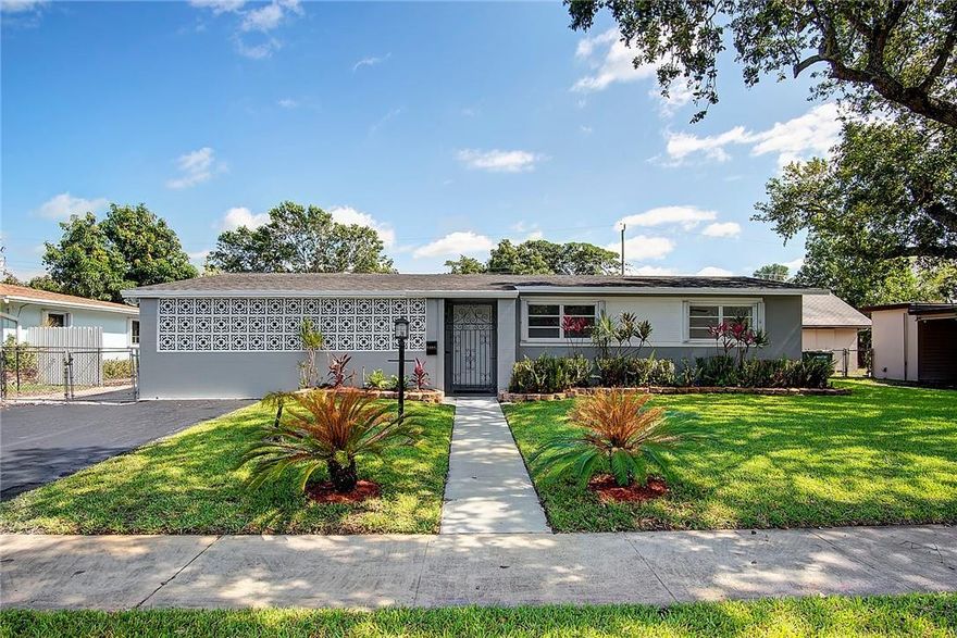 HERE'S AN OPPORTUNITY TO BUY A 4 BEDROOM/2 BATH POOL HOME IN A GREAT NEIGHBORHOOD OF HOLLYWOOD! FRESHLY PAINTED INSIDE AND OUT. THIS HOME FEATURES A OVERSIZED LOT WITH A FENCED IN BACKYARD AND A LARGE SPARKLING POOL, PRIVATE GATED FRONT FOYER WITH DECO CHARM, AN UPDATED KITCHEN WITH A NEW STAINLESS STEEL MICROWAVE, NATURAL GAS STOVE AND REFRIGERATOR WITH WATER AND ICE DEPENCER. THE 4TH BEDROOM HAS A SEPERATE ENTRANCE AND CAN BE USED AS AN IN-LAW SUITE OR LOCKED OFF TO RENT OUT AS AN AIRBNB. 75" WIDE LOT WITH ROOM TO PARK YOUR RV OR BOAT. HURRICANE PROOF STORAGE SHED. TERMITE WARRANTY. 10" ADDITIONAL INSULATION IN THE ATTIC!!! LOCATED JUST OFF THE TURNPIKE, YOU'RE CLOSE TO THE GUITAR HARD ROCK CASINO, BEACH, SHOPPING AND ENTERTAINMENT. MOVE RIGHT IN!!! OPEN HOUSE SUNDAY MAY 15TH FROM 12-3PM