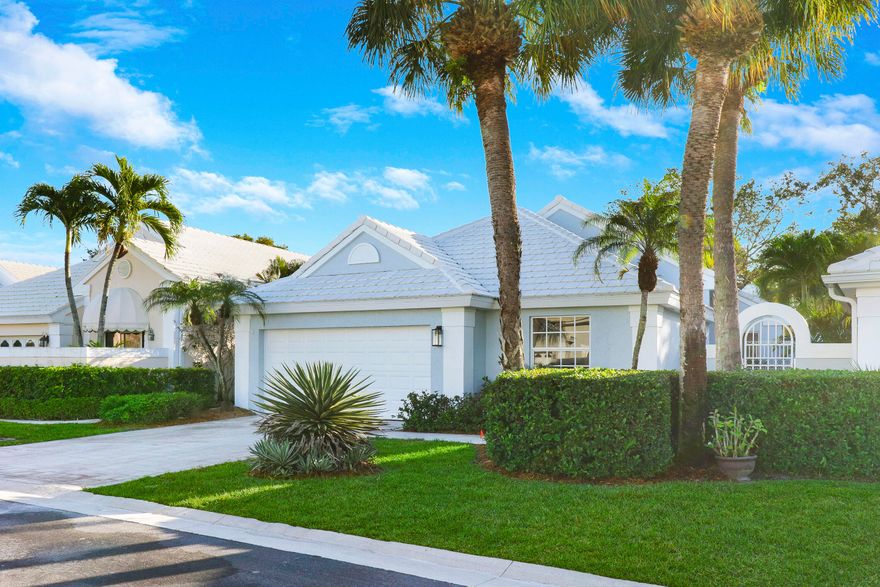 Welcome to this stunning, recently re-built 3-bedroom, 2-bathroom home nestled within the prestigious gated community of PGA National. This meticulously updated home has been completely renovated with an updated floor plan. It boasts a larger kitchen, walk-in master closet and larger laundry room. It has a brand new roof, electrical and plumbing systems with new appliances . This will ensure both peace of mind and modern functionality for its lucky inhabitants. The addition of hurricane windows not only enhances safety but also provides a sense of security during inclement weather. Upon arrival, you'll be captivated by the lush and meticulously maintained landscape that surrounds the property, creating a serene and inviting atmosphere. The home is ideally situated just a short walk from the park and sports fields, offering convenient access to outdoor recreation and leisure activities. Furthermore, the proximity to fine dining establishments ensures that culinary delights are always within reach. In summary, this property presents a rare opportunity to enjoy a beautifully renovated home in a sought-after location, offering both modern convenience and natural beauty.