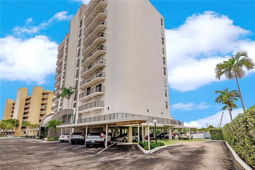 EXTRAORDINARY INTRACOASTAL VIEWS FROM BOTH BEDROOMS AND BALCONY!  BOUTIQUE 30 UNIT BUILDING!  VELUM LIVING ROOM CEILING.  SPLIT FLOOR PLAN WITH 2 MASTER BEDROOM SUITES ALLOWS YOUR GUEST GREAT PRIVACY! POOL AREA ON THE INTRACOASTAL.  1 COVERED PARKING SPACE AND PLENTY OF GUEST PARKING! 1 BLOCK FROM THE OCEAN!  CLOSE TO SHOPPING AND FINE DINING!
