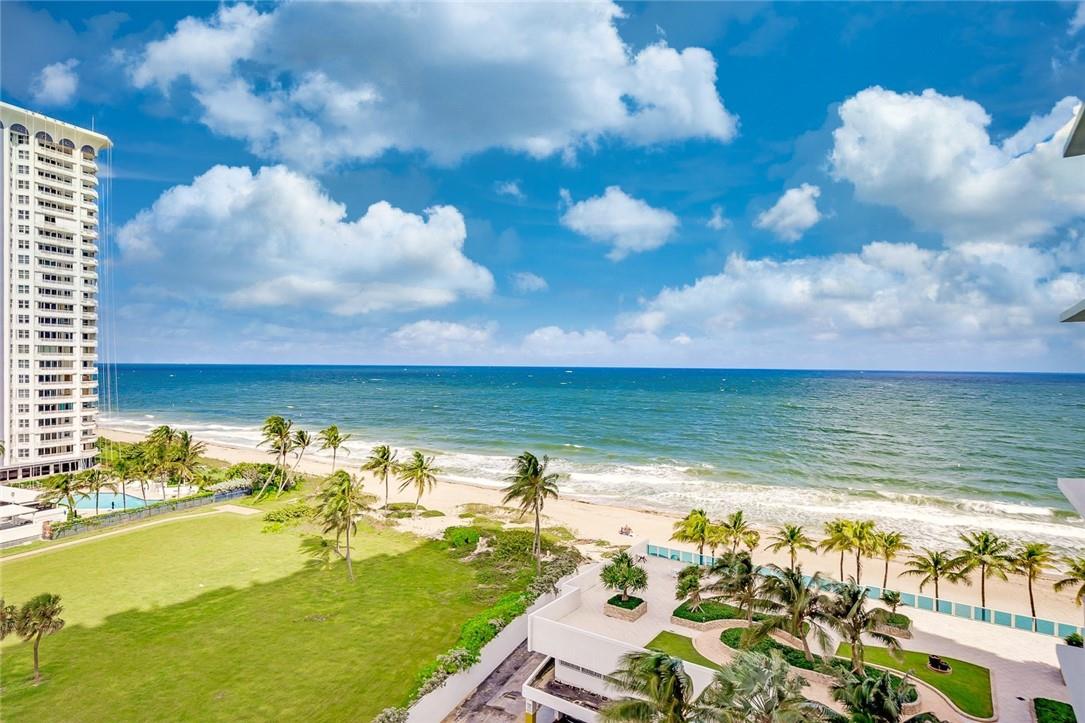 WOW! LIVE DIRECTLY ON THE BEACH in this fantastic 2 bedroom 2 bathroom OCEAN VIEW unit. This Unit has TWO beautiful balconies and NEW HURRICANE IMPACT windows throughout. The large kitchen has pass-through to the living room with views of the ocean. Washer/Dryer in unit! Enjoy the huge OCEAN SIDE pool, Jacuzzi and pool deck with stairway directly to the sand. This development offers a large modern fitness center, community areas for entertainment and 24/7 security. One assigned underground parking space comes with the unit; additional guest parking is available. THIS UNIT IS A MUST SEE!