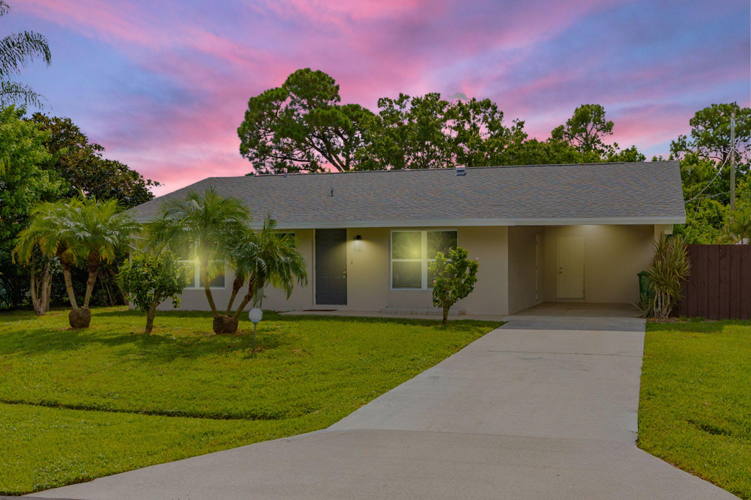 Fully Updated CBS Move-In ReadyAll the big-ticket items are done: new roof, new A/C, new water heater. Bright open-concept living with quartz kitchen, white shaker cabinetry, stainless appliances, and a breakfast bar. Private primary suite with full bath; updated guest bath. Enjoy a large screened porch, fenced yard, indoor laundry, carport, and NO HOA. Solid Concrete Block & Stucco construction. Minutes to parks with boat access, shopping, dining, and the beach. Condition and updates speak for themselves, see it today.