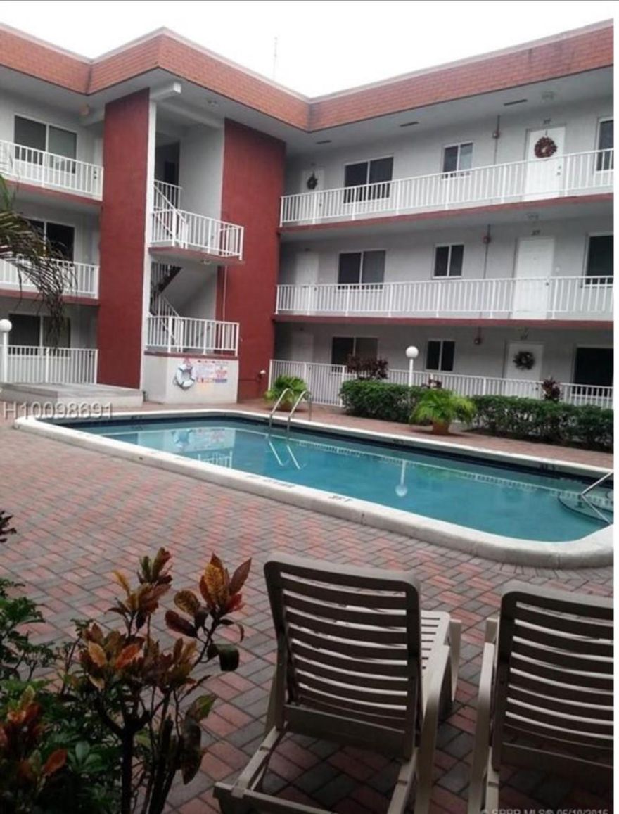 nice 1/1 condo unit, on 1st floor, tile throughout, newer kitchen, move in condition, cen. a/c, impact windows, community pool, close to shopping, restaurants. bus, NO pets allow, no more than 2 people move in. HOA approval need up to 3 weeks for approval. UNIT SHOULD BE READY BY JAN 1, 2026