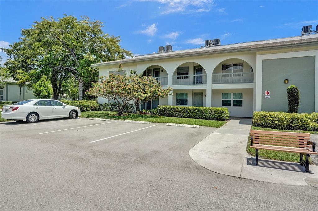 Wynmoor 55+ — Move-in ready first-floor 3BR/2BA condo with garden-view balcony. Freshly painted and professionally cleaned with a brand-new AC. Gated community with plenty of amenities. Water and TV cable included in monthly rent. Age rules: one leaseholder must be 55+; no occupants under 18.