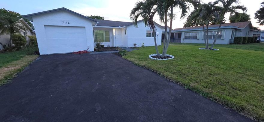 OWNER FINANCING Renovated home in 2025. 60K down pmt. 6.5% int. rate, 30yr. amort., 6 yr. balloon , HOA 134 Monthly, 
4-bed, 2-bath (4th room ideal as den/office) Home features a designer kitchen with new cabinets, Stainless steel appliances, and custom finishes. White porcelaine tile flooring, Spa-inspired bathrooms. The oversized master suite includes a cozy sitting area, private exit to the backyard patio, and serene pond views. Entertain on the stylish brick patio with decorative stonework. Impact windows., Recently inspected roof. Serviced A/C, New tankless water heater, and new laundry hookups. All measurements are estimates.