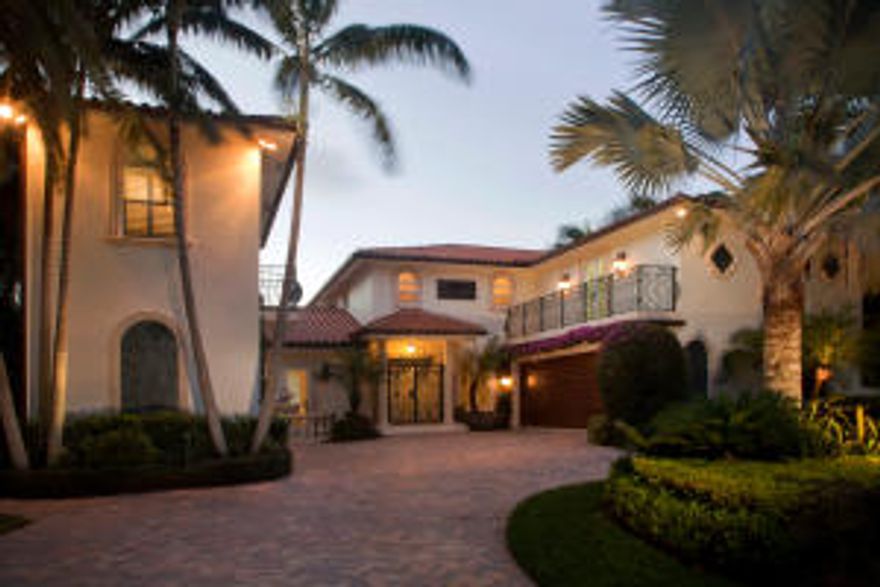 Direct Intracoastal Home updated with separate guest house. Palm Beach style describes this elegant & charming home in Highland Beach situated in a beach side enclave that has deeded beach access & panoramic ICW vistas.You have 95 ft of direct ICW waterfront, heated pool,covered lanai,summer kitchen & cabana bath for the Florida outdoor lifestyle. The main house has 4BD, 3.5BA & the charming guest house has 2 BD or/living & 1BD &2full baths. Upon entering the living room you are welcomed by high vaulted ceilings,decor fireplace, french doors leading to the pool and patio and expansive water views.  This updated sophisticated residence has impact windows, new kitchen,baths & will appeal to your most discriminating buyer. Just a few steps to the beach. Excluded-3 chandeliers-DR, MB,stairway