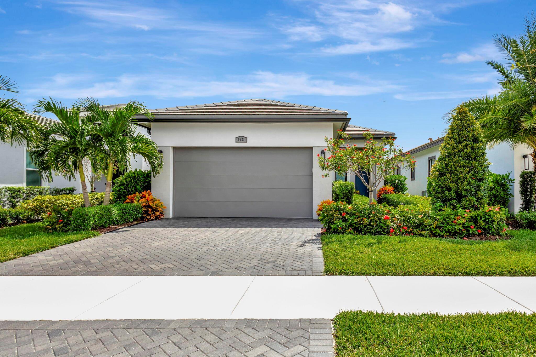 Stunning property situated on a private birm lot. Enjoy breathtaking views from the picture frame screen enclosure. This home boasts two bedrooms, plus a den and a 2 car garage plus luxurious upgrades, including luxury vinyl flooring throughout, custom shades, and a stylish kitchen backsplash. Additional features include tray ceilings in the living room and owner's bedroom, a spacious walk-in pantry. No homes behind, providing serene views and tranquility. PGA golf memberships are available for purchase, but not required to join. Verano has many resort amenities which are included in your monthly fee. Lawn care, cable and internet are included in the rent.