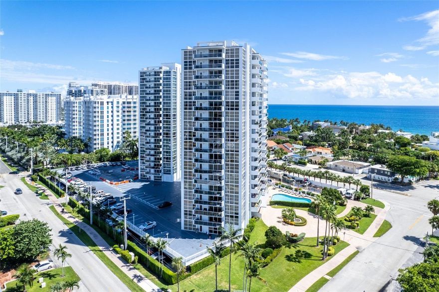 Check Out These Stunning, Ocean, Intracoastal and City Skyline Views from this Beautiful, Completely Remodeled 2/2 Condo! Bright/open layout features: new kitchen with breakfast counter, Quartz countertops, glass tile backsplash, stainless steel appliances. All new bathrooms, new tile flooring throughout, new interior doors and moldings. Floor to ceiling Impact windows/doors, electric shades, updated electrical and plumbing. Newer A/C and water heater. Facing southeast on the 14th floor, the views inside and out on the large balcony are unbelievable! New resort style hallways. Maintenance includes Cable/Internet, pool, gym, sauna and secured lobby. Great location, walking 2 short blocks to the beach, intracoastal area and a short distance to North Beach Restaurant and Shopping District.