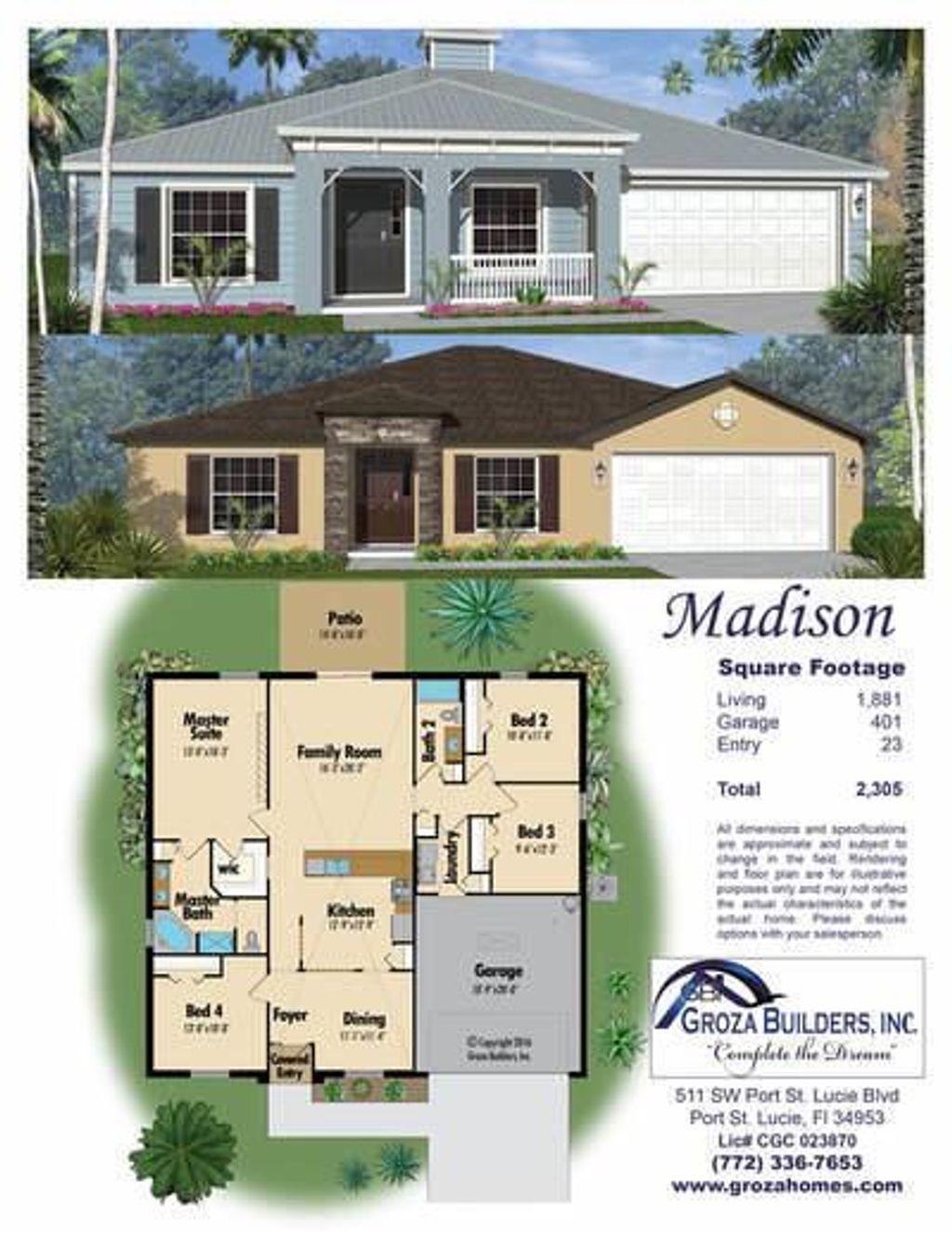 Photo of 681 SW Addie Street, Port Saint Lucie, FL 34983 (MLS # R11114662)