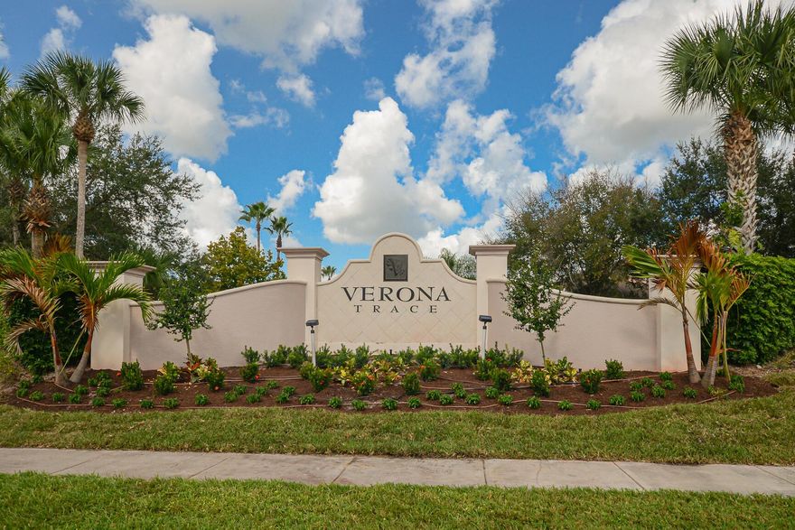 Great location in Vero Beach....Verona Trace. 3 bedroom, 2.5 bath townhome available beginning of November 2025.