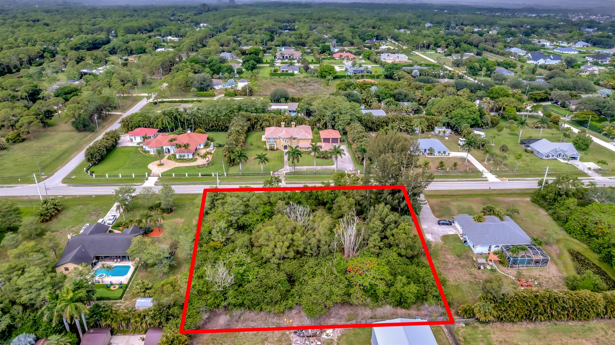 One of the last remaining lots in Palm Beach Country Estates! No HOA with city water hookup available! Potential to build a beautiful home!