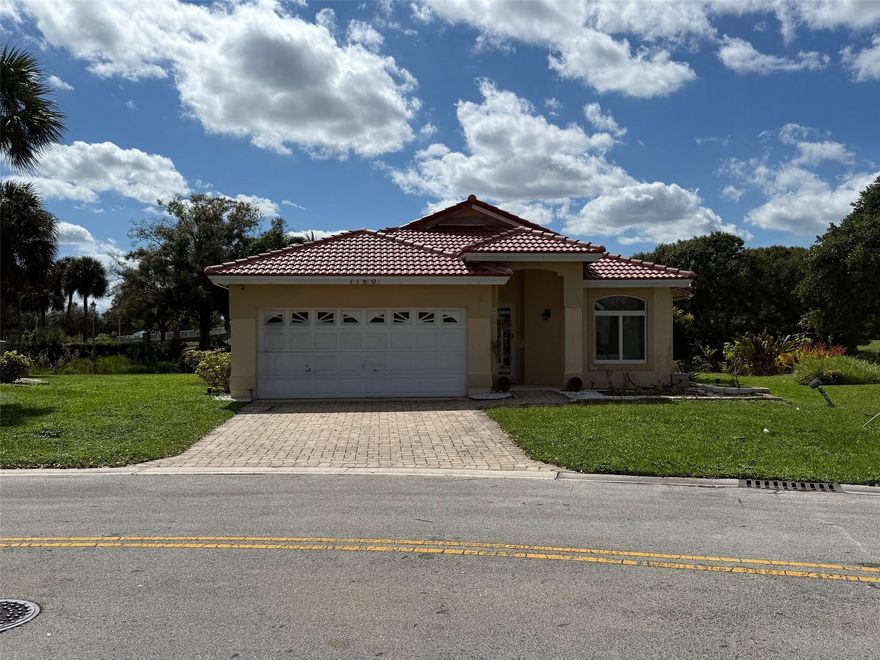 --Beautiful large waterfront lot, SUPER clean upgraded 3 bedrooms and 2 baths with 2 cars garage home located in a great, safe & friendly community {Greens At Carolina] low HOA {$330 per quartely & $80 per 6 months}. Seller just spent $50K for Brand new roof installed in 03/2025 & Impact windows and door installed in 04/ 2025, A/C 2020.  Wood cabinet kitchen, Granite counter tops/Full back flash. Porcelain/ceramic tile flooring throughout the house NO carpet, Beautiful open floor plan, Large living room and dining room area –Convenience location Close to school and everything you needed. This is a perfect property for your family. MUST SEE, Don’t miss this opportunity.