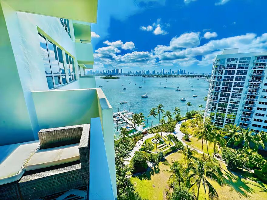 Turnkey 1BD/1BA upgraded in 2022 with tile floors, upgraded bath, modern kitchen, stainless-steel appliances, and fully furnished. Strong building with over $1M in reserves, no special assessments, all inspections completed, roof replaced in 2025, and upgraded elevators. Amenities include pool, gym, sauna, dock space, and 24-hour security.
Resort-style living with two fitness centers, infinity pools, spa, jacuzzi, tropical garden, sunset yoga, dog play area, business center, and 24/7 valet. On-site dining and services include La Piscine, Yafit, Doggie VIP, Rejuvaline MedSpa, and Pura Vida.
Investor-friendly with 30-day minimum rentals via Airbnb and VRBO. Walk to the ocean, Lincoln Road, South Pointe Park, dining, Whole Foods Market, Trader Joe's, and the Miami Beach Convention Center.