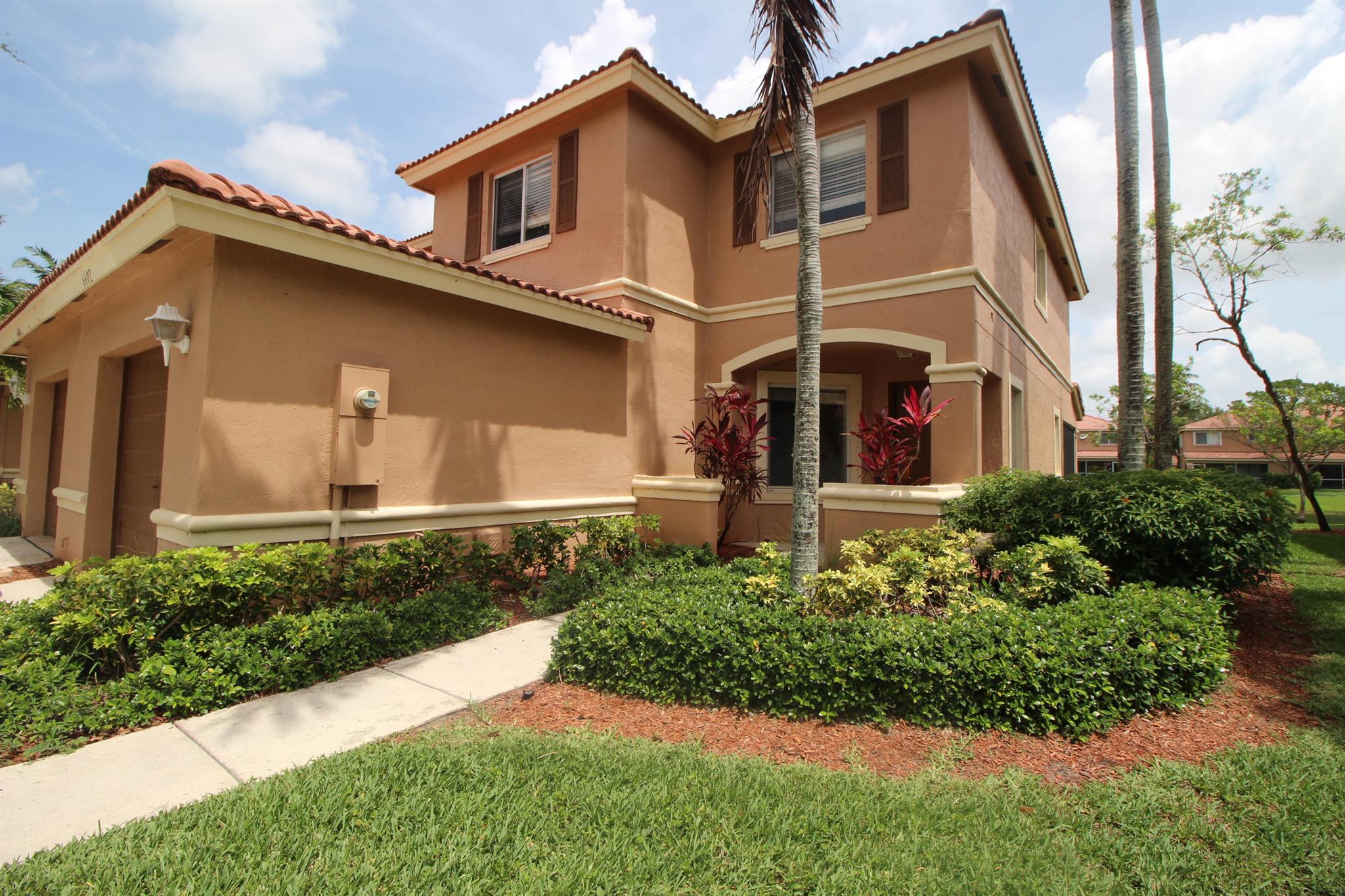 Welcome home to this spacious 3 bedroom, 2.5 bathroom townhome with a single-car garage located in the highly sought-after gated community of Turtle Cay in Riviera Beach.This well-maintained residence features a bright and open floor plan, offering a comfortable living space perfect for families or professionals. The kitchen is equipped with ample cabinetry and flows seamlessly into the dining and living areas. Upstairs, you'll find generously sized bedrooms, including a primary suite with a private bathroom and walk-in closet.Enjoy the convenience of a private garage, in-unit laundry, and a screened patio perfect for relaxing or entertaining.Turtle Cay is a secure gated community with fantastic amenities, including a community pool, clubhouse, fitness center, and playgrounds.