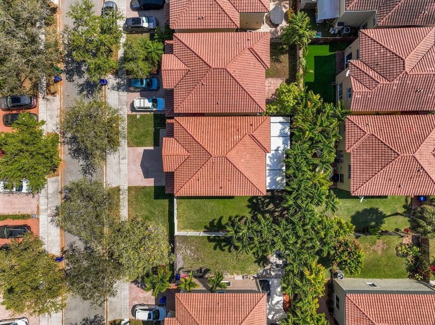 A beautiful and very spacious 3 bedrooms 2.5 bathrooms townhouse in the prestigious gated community of Nautica at the heart of Miramar. This home features stylish vinyl and tile floors, a spacious living room, dining room, and family room, high ceilings with natural light, and a 2-car garage. The primary bedroom is a private retreat with tray ceilings, walk-in closets, and an ensuite bathroom with dual vanities. The property also includes a private, fenced-in yard with a deluxe BBQ grill island. Enjoy the uniquely designed electronic open-and-close screened patio, perfect for indoor or outdoor living. Property is within walking distance of excellent schools. Prime location near I-75 with easy access to FTL and Miami airports. This home combines comfort, style, and an unbeatable location.