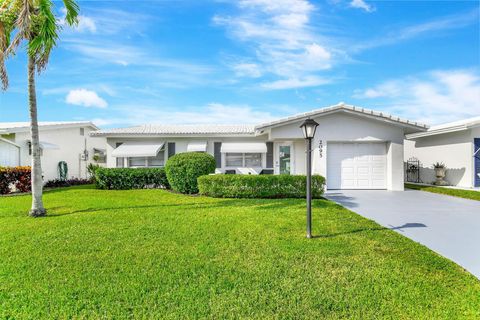 A home in Boynton Beach