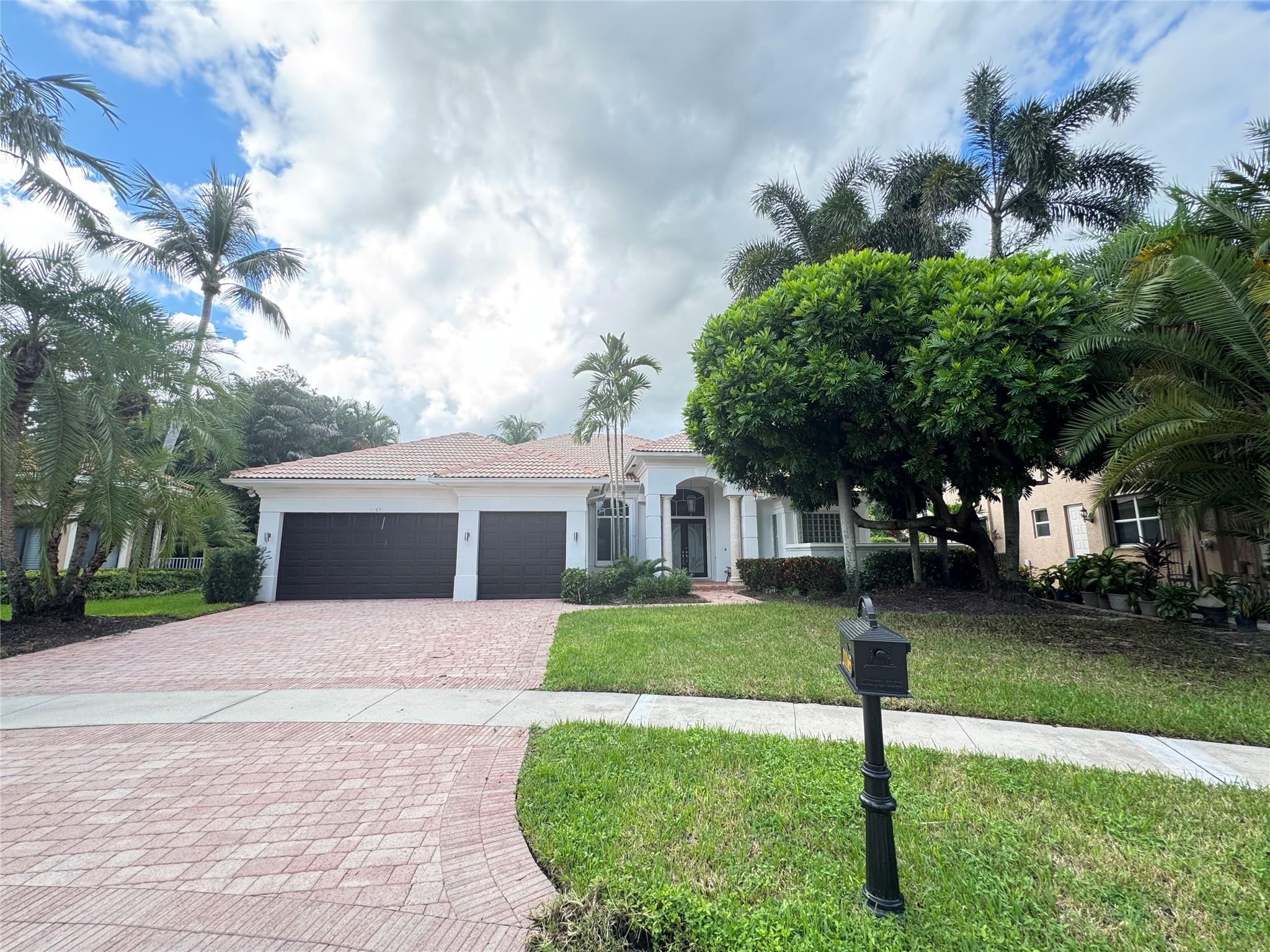 Stunning 5BR/3BA One-Story Pool Home in Exclusive Hawks Landing! Approx. 3,800 sq. ft. on a private cul-de-sac lot with tranquil lake and landscaped views. This spacious home features a gourmet kitchen with granite countertops and center island, high ceilings, crown molding, two large living areas, and a formal dining room. Split floor plan offers privacy, and large windows fill the space with natural light. Private pool and patio perfect for relaxing or entertaining. 2.5-car garage (3rd bay converted to den/office + storage). Located in a 24/7 gated community with resort-style amenities: clubhouse, gym, spa, tennis & basketball courts. Near top-rated schools including Heritage Private School. A rare rental opportunity in one of the most sought-after communities!