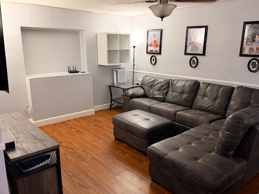 ASSUMABLE CHASE BANK LOAN at 4.375%! The LARGEST SQUARE FOOTAGE single family home for sale or recently sold in this neighborhood as a two bedroom two bathroom. NO HOA! Features a new roof from 2022 and large backyard space to make it your own. The enclosed garage gives you that larger under air square footage allowing for storage of anything that you might want cooler temperatures to store. This property is owner occupied with a dog on premises. No lockbox on site. Same day appointments and walk throughs available upon a minimum of one hour notice.