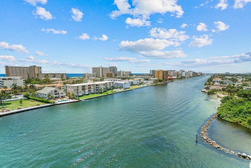 Annual Unfurnished Rental - Stunning 8th-floor corner residence with incredible Intracoastal and nature preserve views! This spacious 1,926 SF unit features a split-bedroom floor plan, abundant natural light, two balconies, a large interior utility room, generous closet space, and two assigned underground parking spaces. The third bedroom wall has been removed to create an expansive open living area. The Pointe offers exceptional amenities including 24-hour gated security, a resort-style pool, club room available for private events, fitness center, yoga room, and grilling area. Please review the attached floor plan and rental requirements.