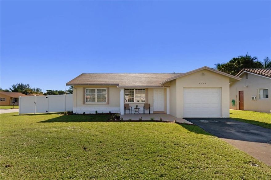 Come see this lovely updated home located within the Westwood Community 5 and on a large corner lot with PVC fencing. This home has two beds and two baths with a den that can be easily converted to a third bedroom. Tile floors in living areas and laminate flooring in the bedrooms. Crown molding and baseboards throughout. Roof replaced 2009. Accordian shutters cover all windows and garage door is wind resistant. This home has it all and is turn key. Two similar comps sold 280 and 285. Must see! Wont last!