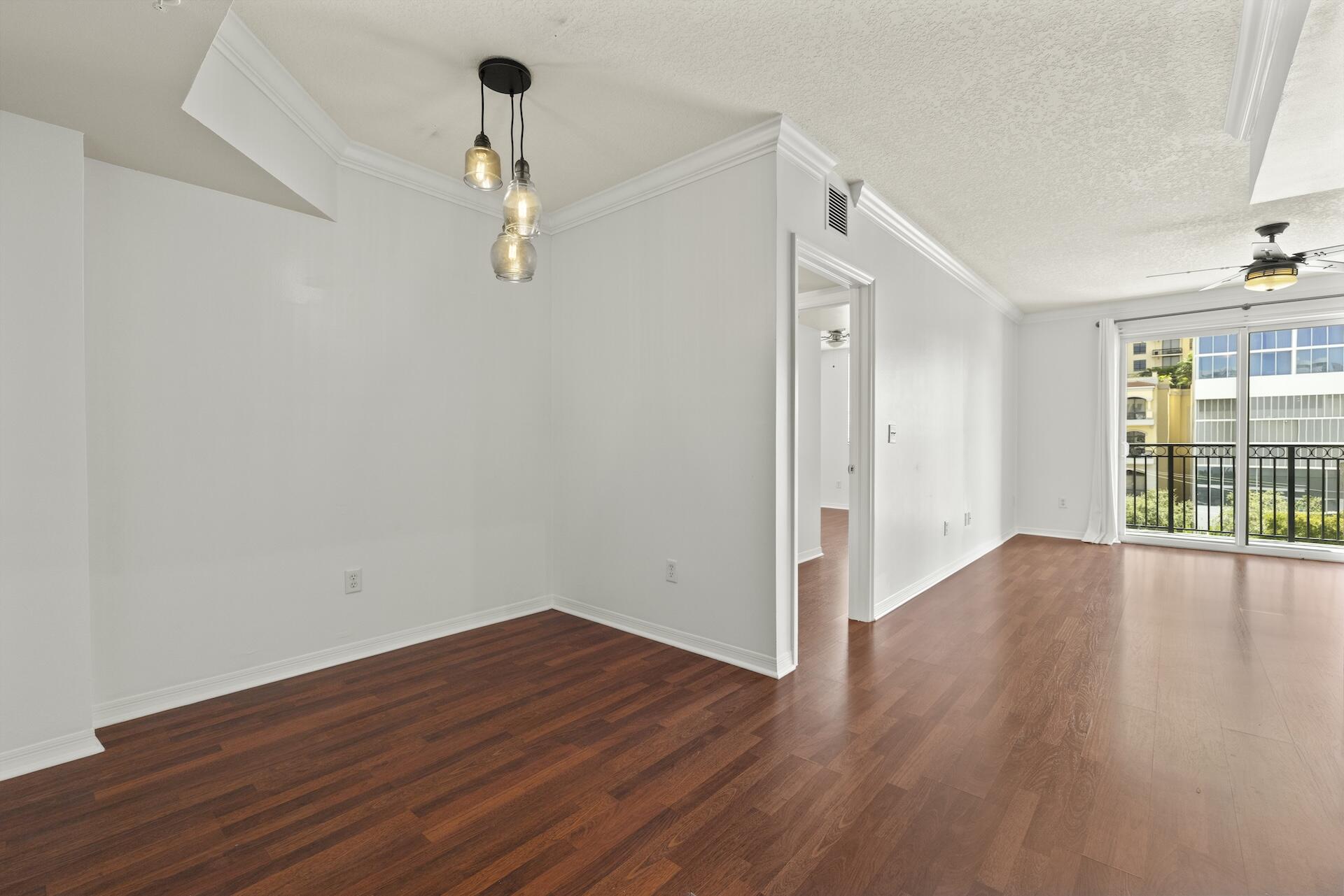 Desirably located 2/2 in The Prado. Conveniently located on the 5th floor right next to the pool & gym entrance. Southern facing views getting ample sun/natural light. Split floor plan and located in one of the cut out alcoves where there is no unit next to the primary bedroom. Large walk-in closets in both bedrooms. Move-in ready and can be rented immediately for investors. The Prado offers superb amenities including 24 front desk person, on-site mgmt, fitness center, pool, club room and much more! Located one block from the Intracoastal and walking distance to Cityplace & Clematis Street.