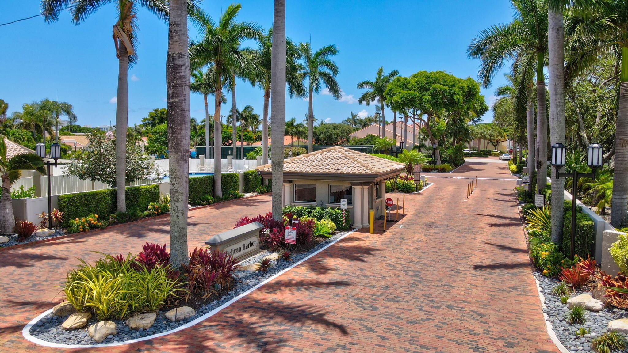 Located in the sought-after, man-gated community of Pelican Pointe in Delray Beach, this well-maintained 2BR/2BA condo offers 1,135 sq ft of bright, open living space. The layout features a spacious living/dining area that flows into a modern kitchen--perfect for entertaining or relaxing. Both bedrooms provide ample closet space and a serene retreat. Enjoy a brand-new A/C system for year-round comfort. Resort-style amenities include a marina, tennis courts, and beautifully kept grounds. Tenant-occupied through Dec 2025, this is a prime investment or future home in an ideal coastal location.