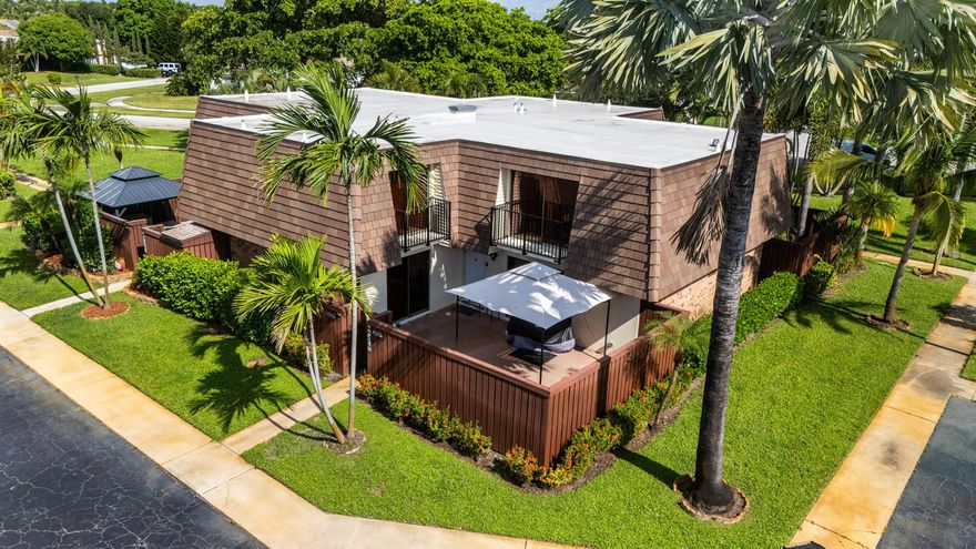 First let's start with a NEW ROOF and FENCE in 2021.  This is all about Location Location Location. Conveniently located near I 95 and Turnpike, Sawgrass Expressway, shopping, restaurants, grocery stores and more.  If you are looking to find a home that has space inside and out This Is The One! These Townhomes have a fantastic open courtyard which is fenced in for privacy for outdoor living.  Then head inside to find a spacious living room/dining room, kitchen, half bath and laundry on the first floor then heading upstairs to the roomy 2 bedrooms and bathrooms.  If gives 2 primary suites with each bedroom adorning it's own bathroom for privacy.  The community is absolutely beautiful and brings a recently updated community pool and patio area. Ready for you to call HOME!