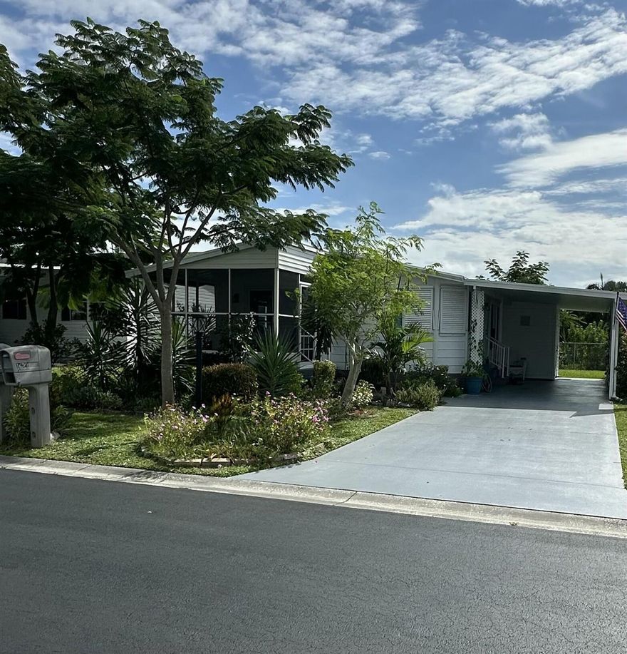 WELCOME TO THIS BEAUTIFULLY MAINTAINED 2 BD/ 2 BA MOBILE HOME LOCATED IN THE DESIRABLE 55+ COMMUNITY. THIS HOME FEATURES NEW FLOORING AND A PERFECT OPEN LAY OUT WITH AN INSIDE LAUNDRY CLOSET! NEW SLIDING GLASS DOOR THAT LEADS OUT TO A SPACIOUS SCREENED PORCH-IDEAL FOR RELAXING!  SEMINOLE COVE OFFERS AND ABUNDANCE OF ACTIVITIES, OFFERING THE PERFECT BLEND OF COMFORT AND COMMUNITY.  MINUTES AWAY FROM LAKE OKEECHOBEE FOR ALL THE FISHERMEN! BERMUDA SHUTTERS AND BEAUTIFUL LANDSCAPING ACCENT THE OUTSIDE.