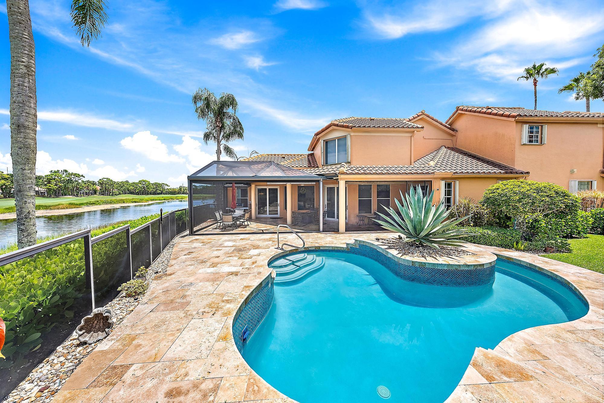 Spend the season in luxury and comfort at this beautifully appointed home located in the prestigious Ibis Golf & Country Club. Perfectly situated in one of the most sought-after areas of Ibis, this property offers privacy, convenience, and incredible panoramic views of both water and golf. With its pie-shaped lot, side yard, and stunning sunsets, this home is ideal for a dream vacation in sunny South Florida.This property includes a transferable PREMIER GOLF MEMBERSHIP, the top-tier membership level at Ibis, granting full access to the club's world-class amenities, including:Three Nicklaus family-designed golf courses:The Legend by Jack NicklausThe Heritage (newly renovated) by Jack Nicklaus IIThe Tradition by Steve Nicklaus