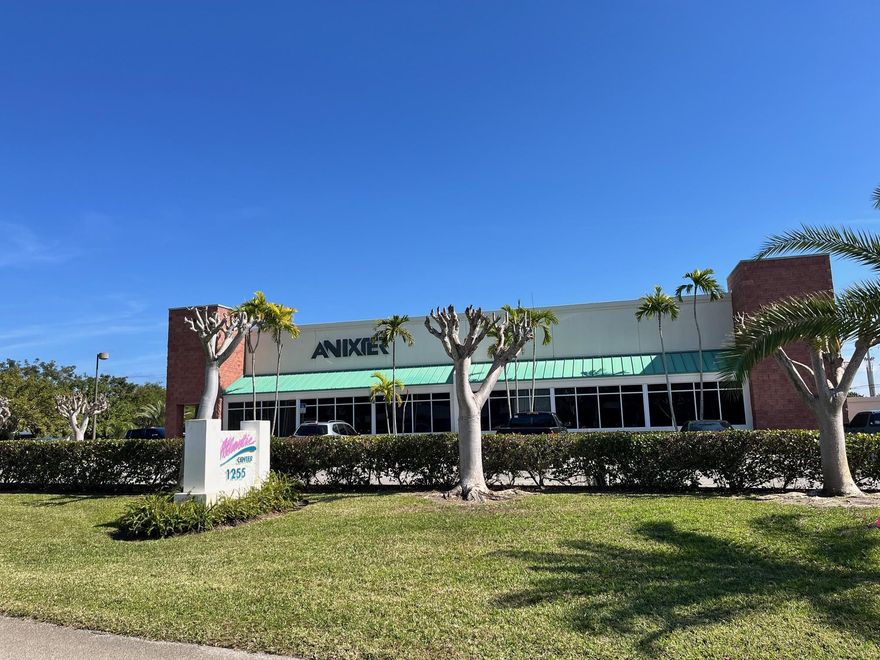 The Delray Business Park is a 15,503 SF office/warehouse building built in 1999.  Located in Delray Beach, FL this one-story building is located in  Delray Park of Commerce and just minutes from the I-95 interchange.  Three tenants occupy this space.  The units have floor to ceiling glass front entrances, five 10’ x 12’ grade level overhead doors, and a 15’ clear ceiling in the warehouse. Some units have a climate-controlled warehouse with additional mezzanine. Units range between 4,000-6,000 square feet.  Zoned PCC