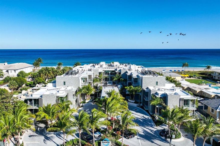 A thrilling and unexpected experience awaits you as you enter this amazing prime Oceanfront Penthouse that lives like a single family home with zero hassles. Ocean Delray, completed in 2021, is a boutique building of only 19 units, located at 1901 South Ocean Blvd. Delray Beach, and one of the most sought-after and coveted addresses in the beach area. Designed by Randall Stofft, Ocean Delray embraces contemporary design blended with extensive verdant landscape, winding walking paths layered with hundreds of tropical plants and trees, which all possess a seductive pull toward the pristine beach and warm ocean. Designed with impeccable luxurious finishes using a diverse array of natural materials and textures, Penthouse 15, with expansive ocean views, features 7,832 TSF with 5 bedrooms 5.1 bathrooms and over 3,000 sqft of outdoor space. Upon entering, a private elevator opens to a gracious great room with 10-foot floor-to-ceiling windows and doors capturing unrivaled ocean views and seamlessly opens to an ocean-facing 107X26 wraparound balcony complete with fireplace and outdoor grill bringing on a great beach vibe. Inside the gourmet kitchen, attention to every detail brings on a beautiful yet functional space that will inspire the best of chefs. The chef's kitchen offers custom cabinets, quartz countertops, state-of-the-art appliances, gas cooktop, large island, and walk-in pantry. The adjacent dining area and wet bar with temperature-controlled wine storage combine to create a stimulating atmosphere for entertaining. The owner's suite complete with his/her bathrooms with marble floors, two custom-designed walk-in closets, and a balcony that provides an alluring secluded relaxation zone. The VIP guest suite with access to a 37X16 balcony awaits the special family member or friend. Two additional guest suites with private south-facing balconies and a club room/office/ or fifth bedroom complete the interior space. Additional features include marble, stone and wood floors throughout, and a private three-car A/C garage. Ocean Delray is a full-service concierge building, and Penthouse 15 leaves an unforgettable impression. Connoisseurs, the world over will covet this rare oceanfront Penthouse. Superb restaurants serving diverse cuisines, flourish nearby and boutique shopping abounds along Atlantic Avenue and Worth Avenue. Not many buildings offer this type of quiet retreat so close to the conveniences for which Palm beach County is famous.