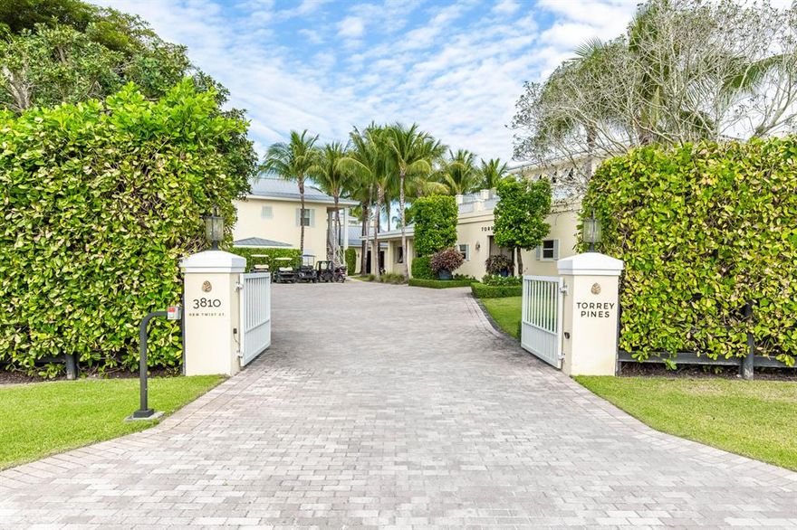 This professional equestrian facility is ideally located in Grand Prix Village South, just a short walk from the Palm Beach International Equestrian Center. The impressive property boasts two beautiful CBS center-aisle barns, a 130 by 300 ft. GGT all-weather arena, 5-horse walker, and a 4 bedroom, 2 bath grooms apartment with storage. Encompassing each of the barns are sixteen stalls, two wash stalls, a feed room, tack room, laundry room, and a half bath. The stables feature extra wide cobblestone aisleways, lofty wood paneled ceilings, and stunning European-style 12x12 ft. stalls. There is also a spacious lounge with a large, fully-equipped kitchen and covered patio overlooking the ring. Beautifully designed, landscaped and maintained, this property is a must see.